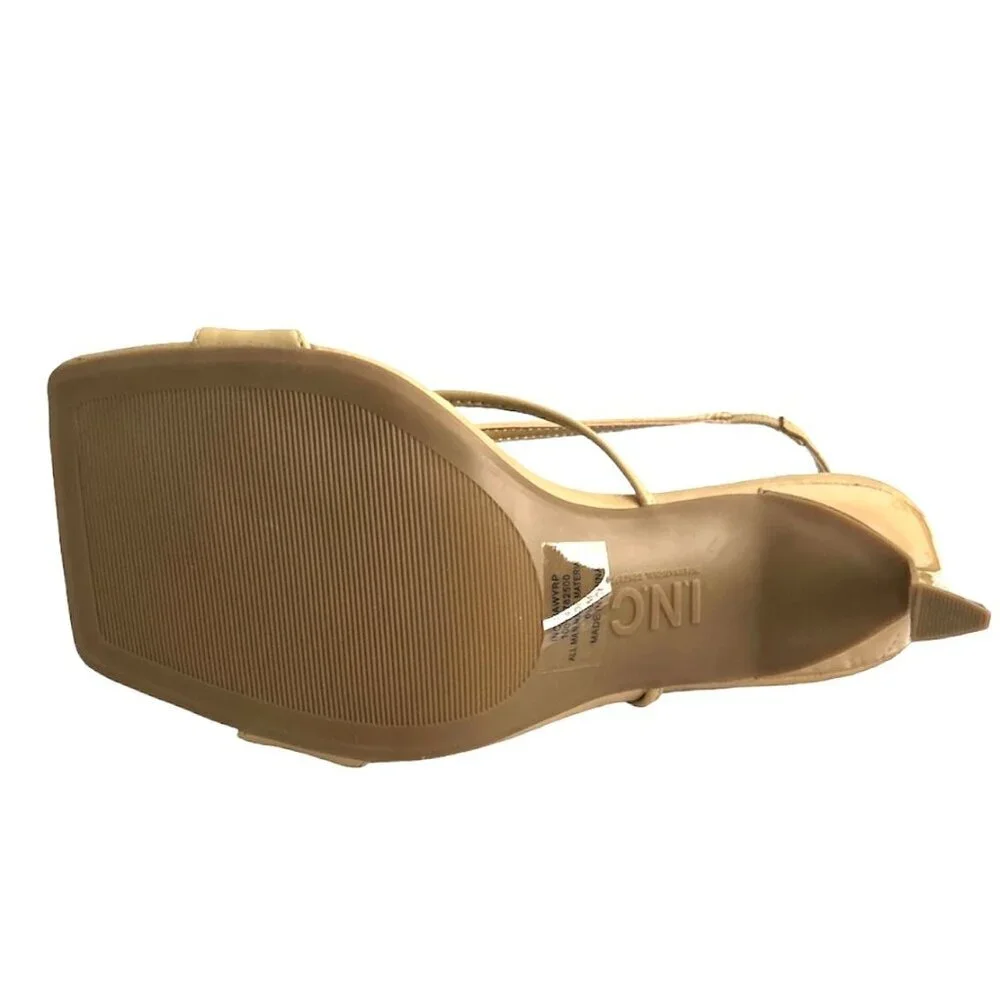 I.N.C. International Concepts SAWYER Women's Dress Heel Strappy Sandals Sand - Picture 5 of 7